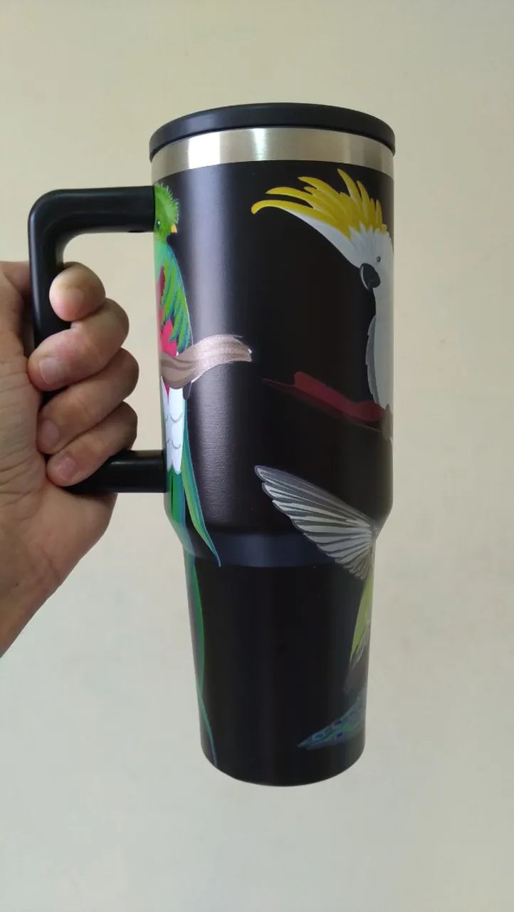 Copo Térmico Arara Amazônica - 1200ml! - Foto 5