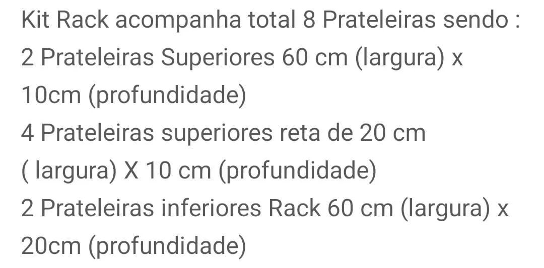 Kit rack com prateleiras em MDF.... - Foto 2