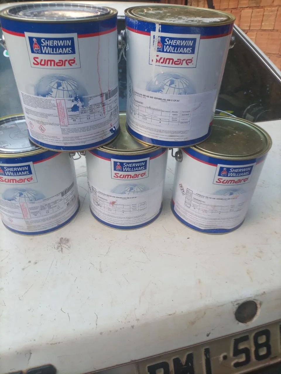 360-degree paint for R$ 60 per piece for hardware