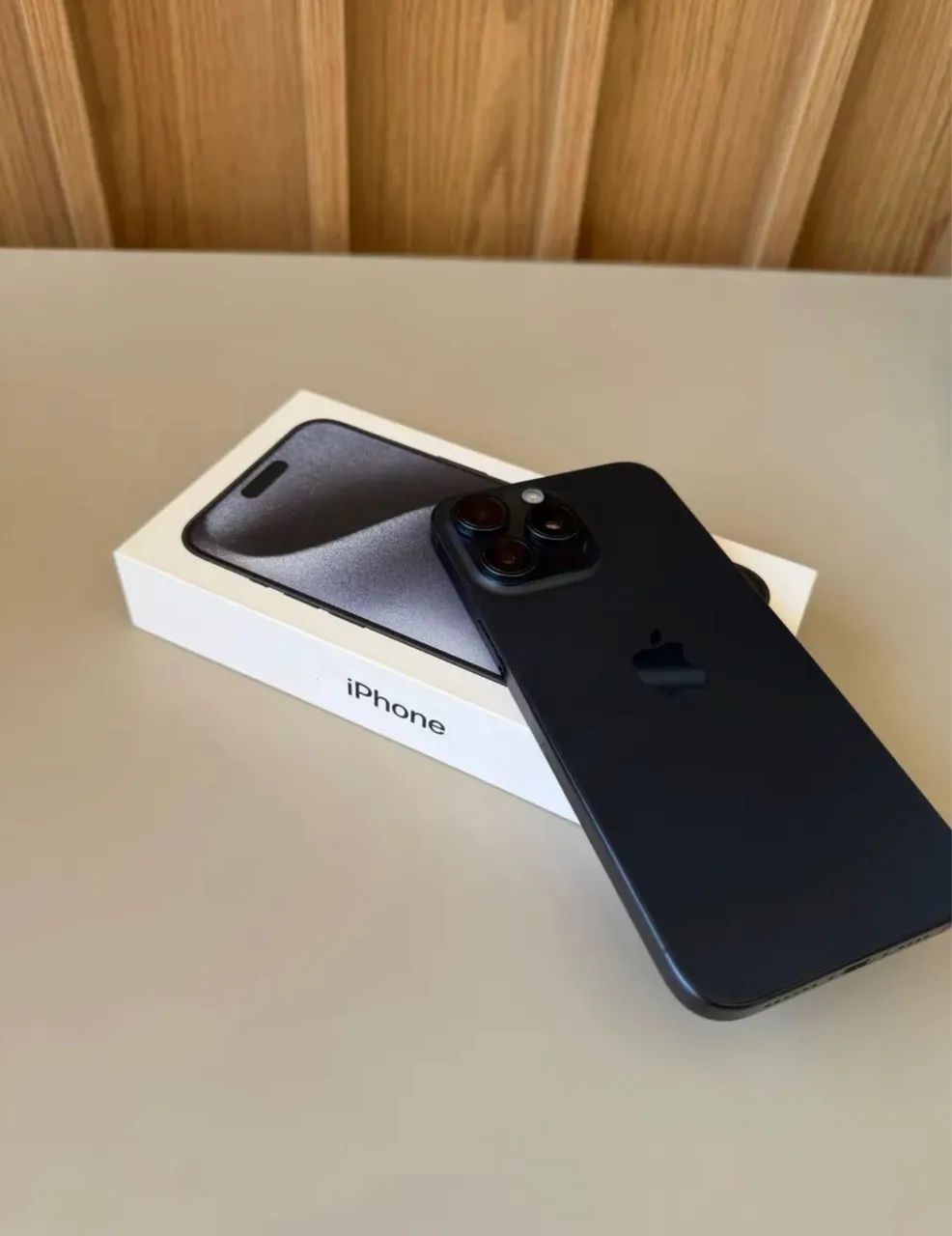 iPhone 15 Pro Max 512GB Azul Impecável | Único dono - Celulares e