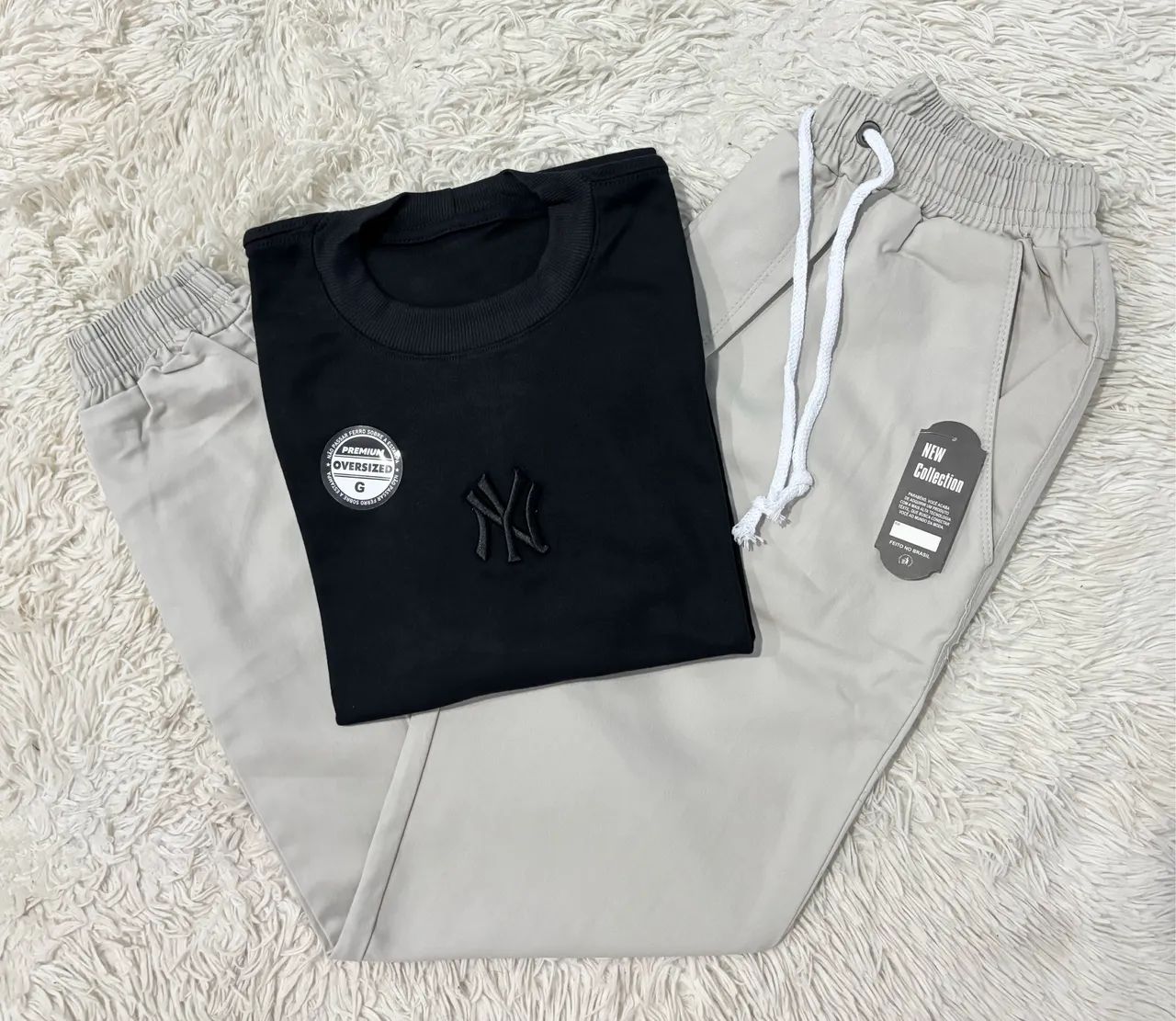 Kit Camisa Oversizer e Calça Jogger 
