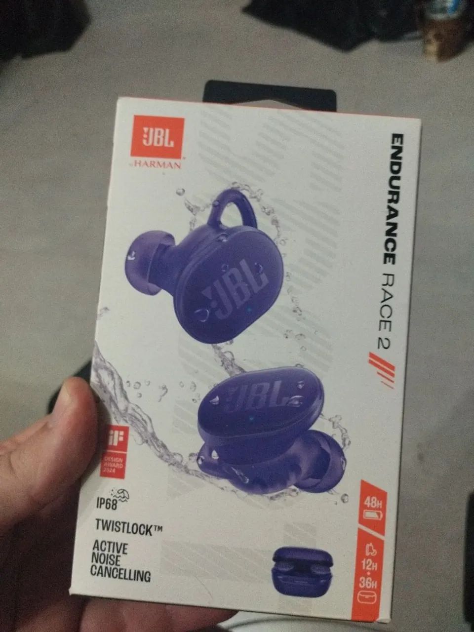 Fone bluetooth jbl endurace race 2