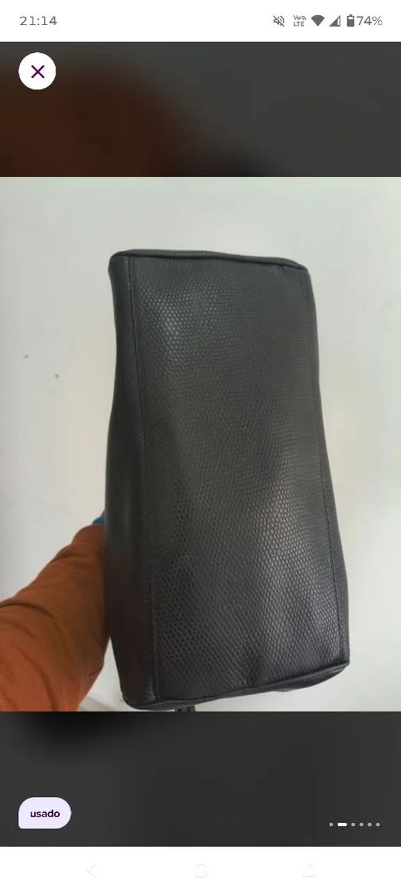 Bolsa de couro Regina rios - Foto 2