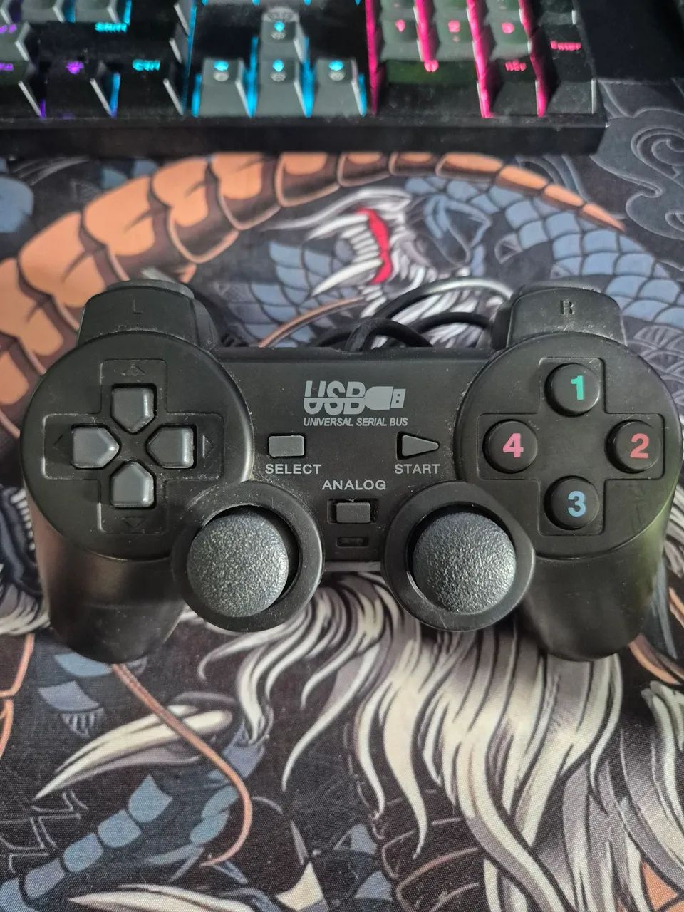 2 Controles  pc / ps3 com fio - Foto 3