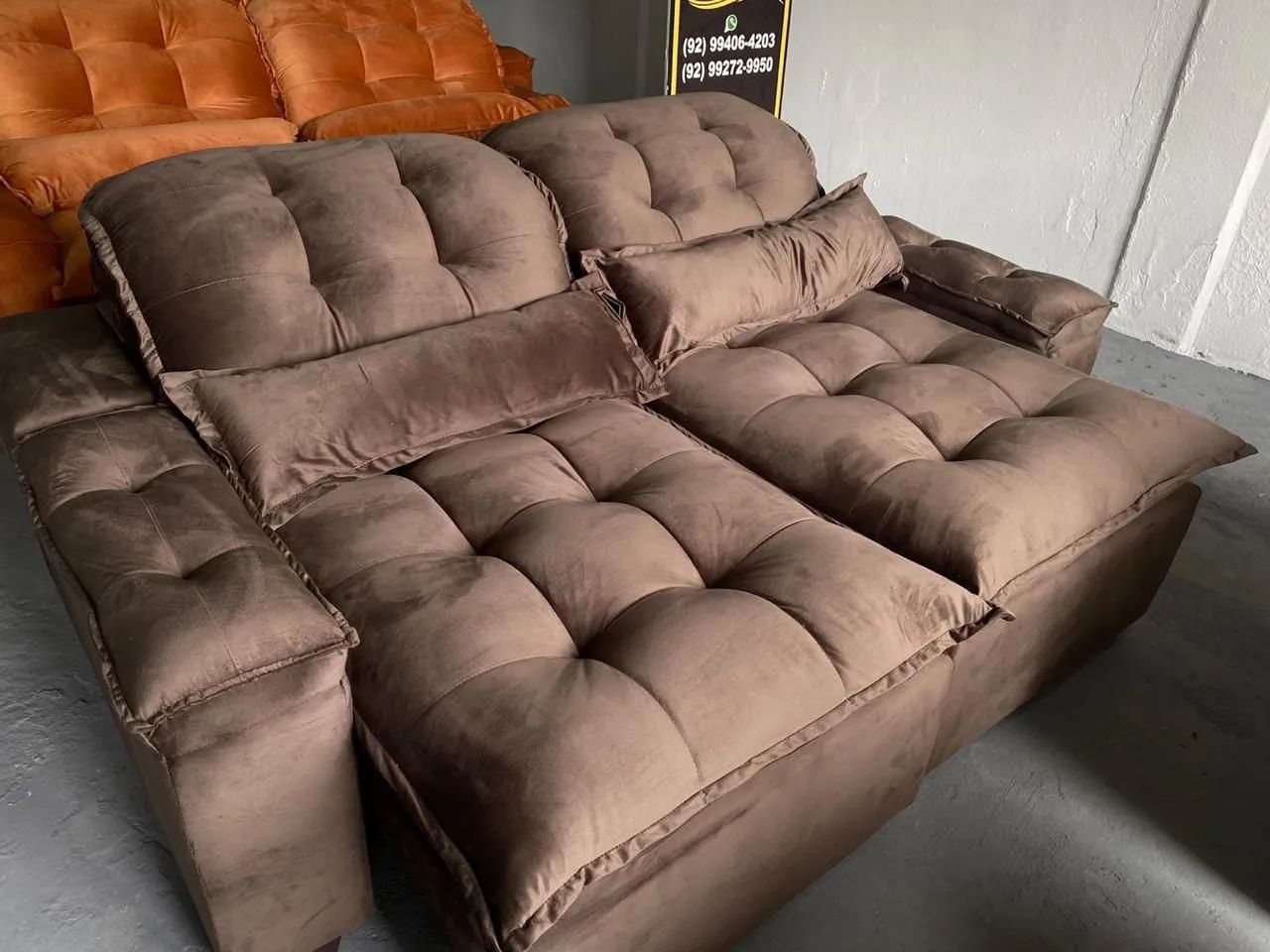 Sofá Retratil Reclinavel de 2 lugares - Foto 2