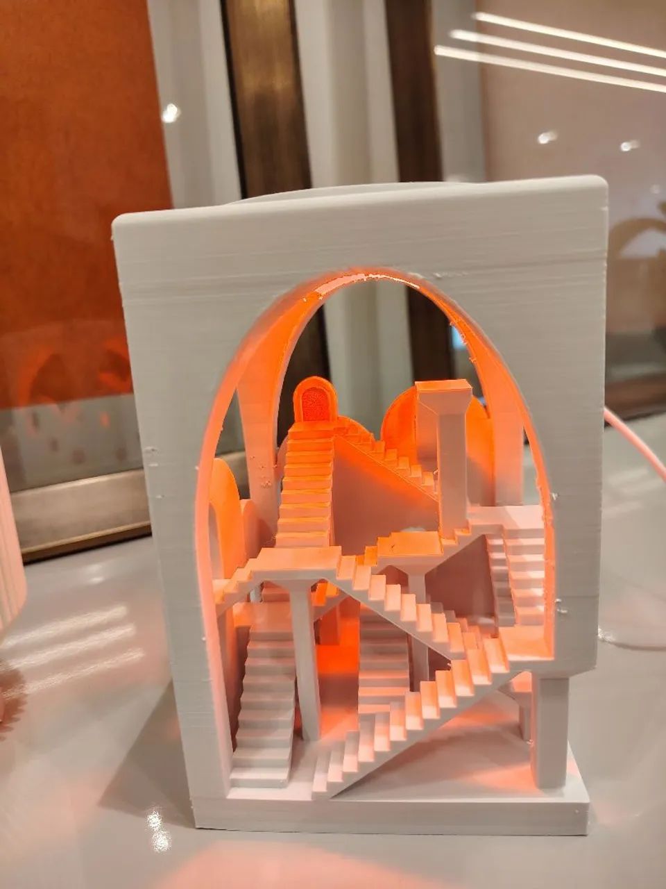 Luminária Casa e Escadas com 3 opções de luz - Foto 4