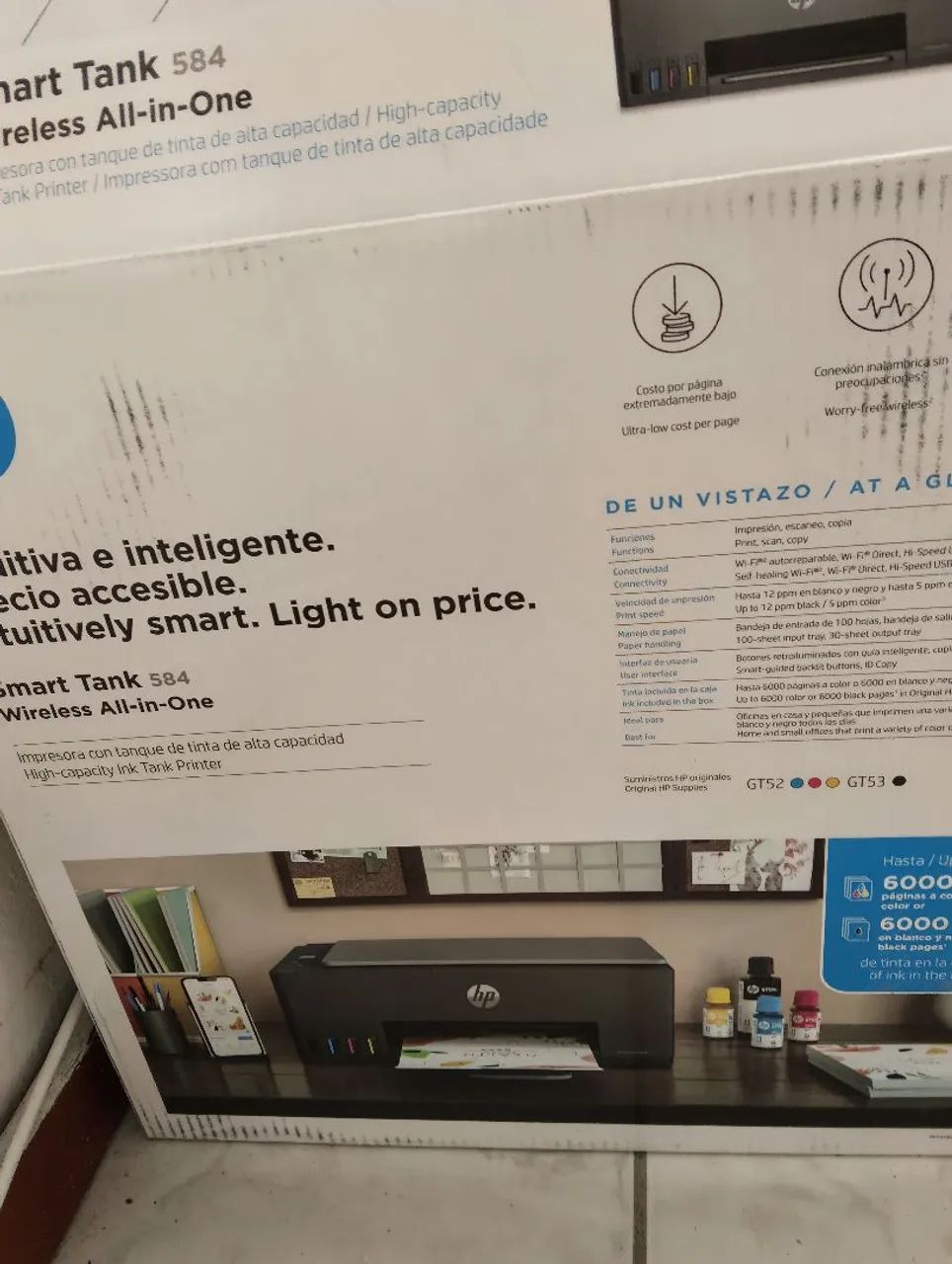 Impressora Hp Smart tank 584 - Foto 5