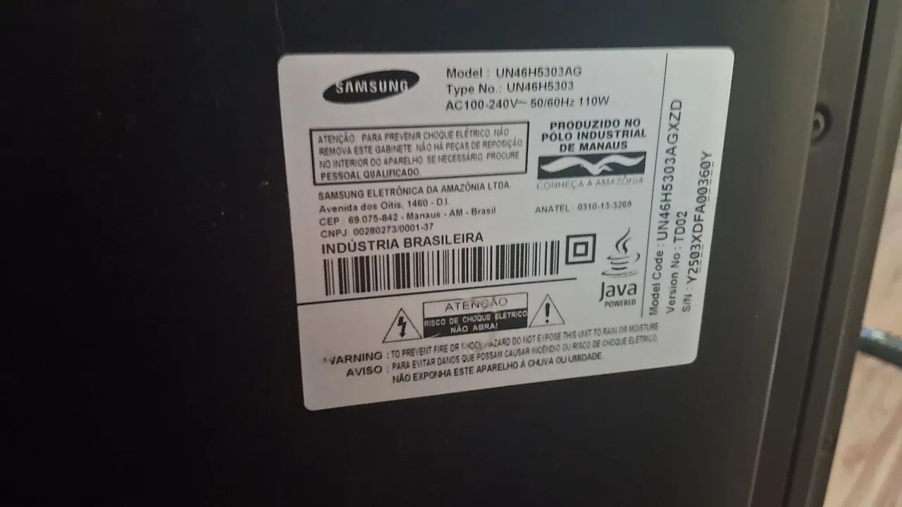 TV SAMSUNG SMART 46 polegadas funcionando perfeitamente retirar na Savassi  - Foto 3