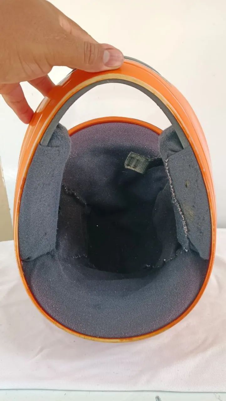 Capacete Sky Orange N60 - Foto 5