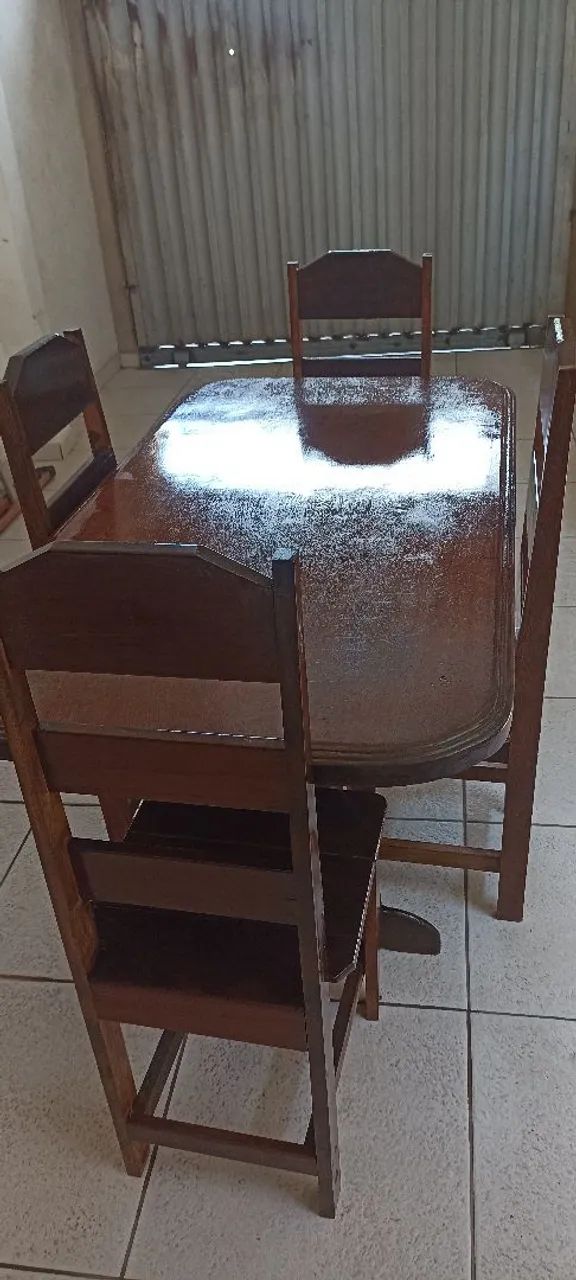 Mesa de Angelim 4 cadeira - Foto 5