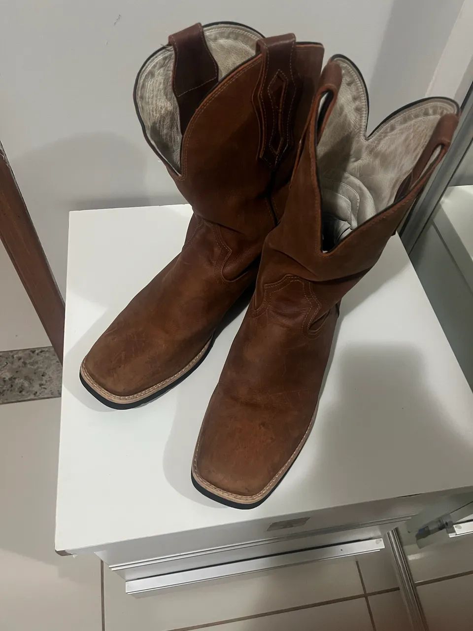 bota texana couro original  - Foto 2