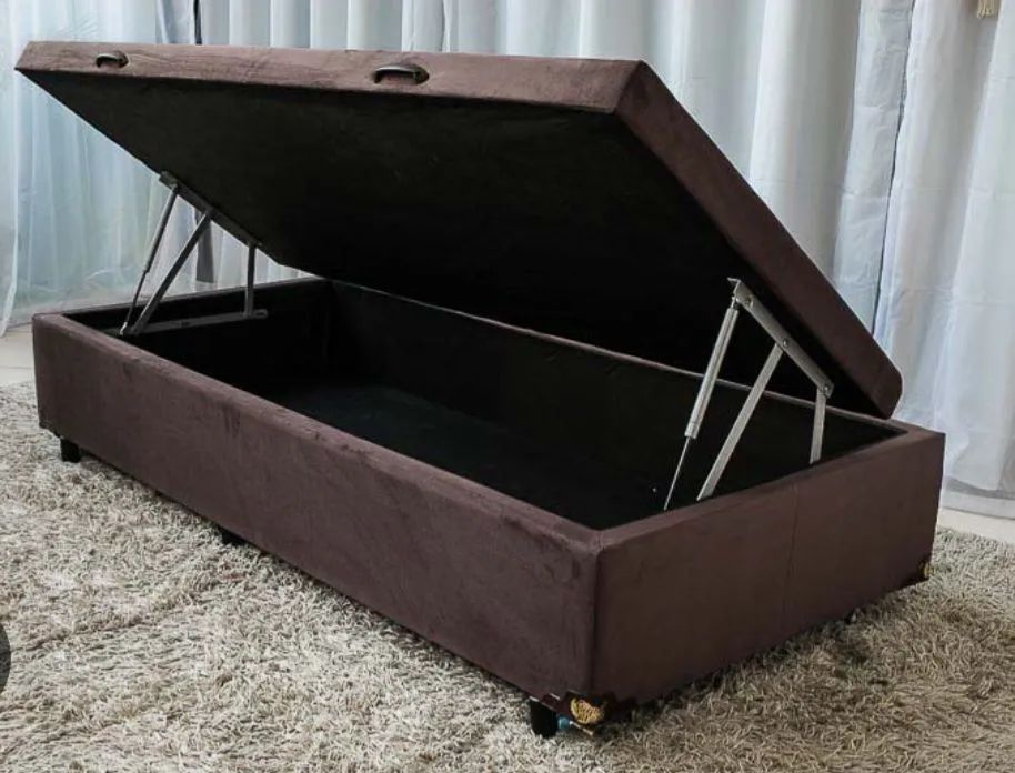 Vendo cama baú solteirão luxo