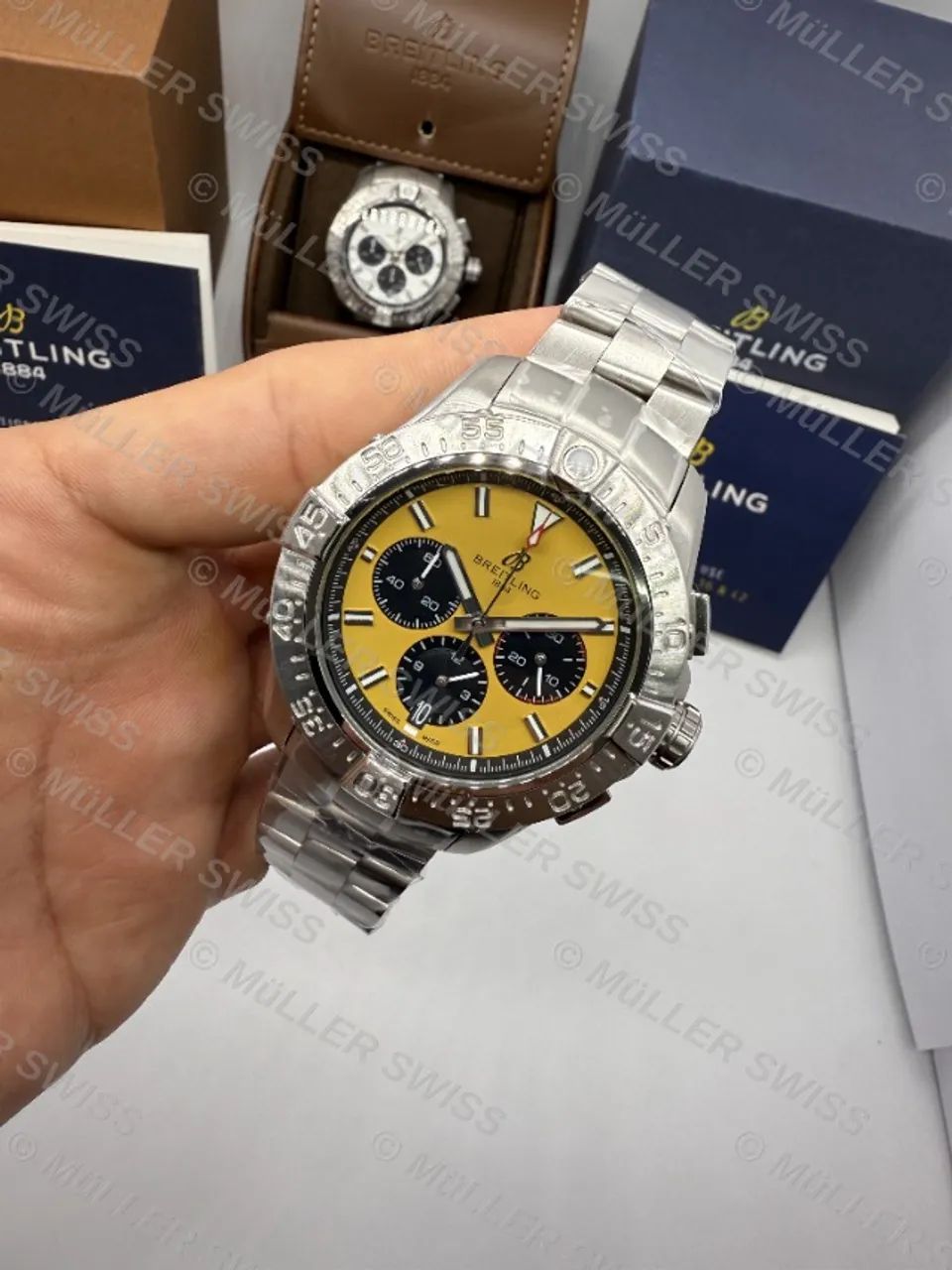 Relógio Breitling Avenger 44mm Várias Cores + Caixa Completa - Foto 3