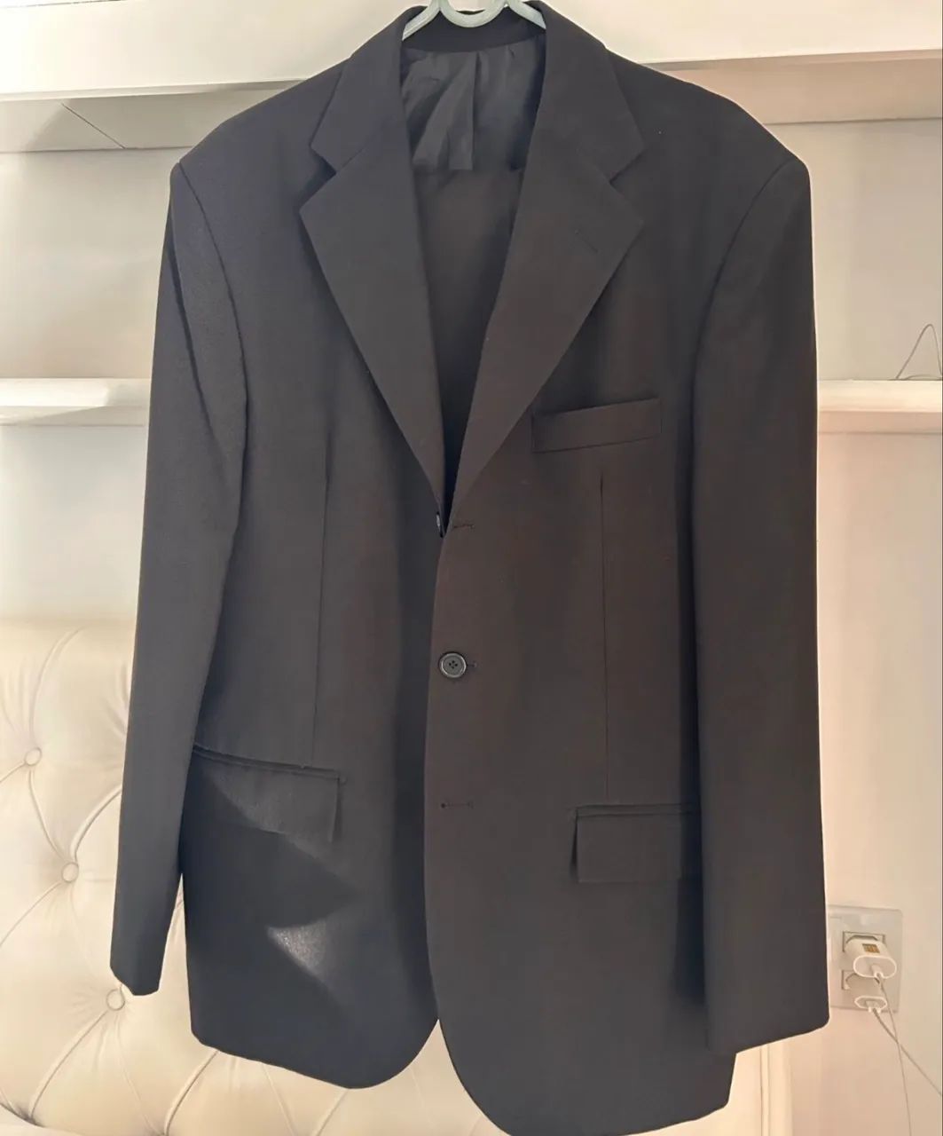Paletó preto tamanho 52