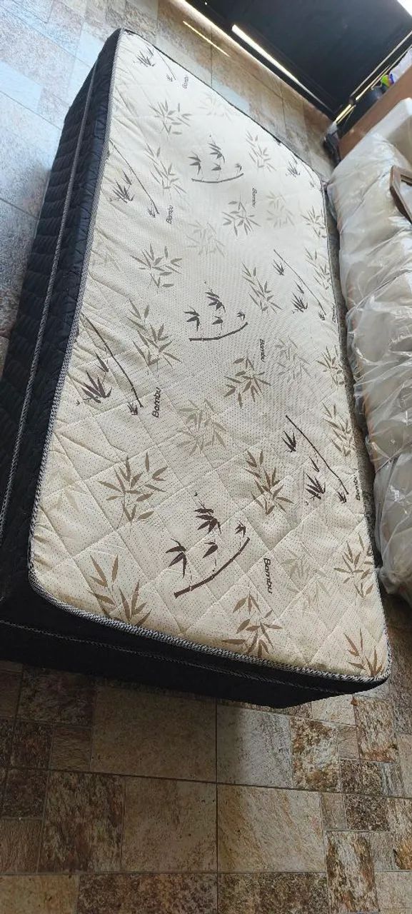 Cama box solteiro conjugado acompanha colchão 