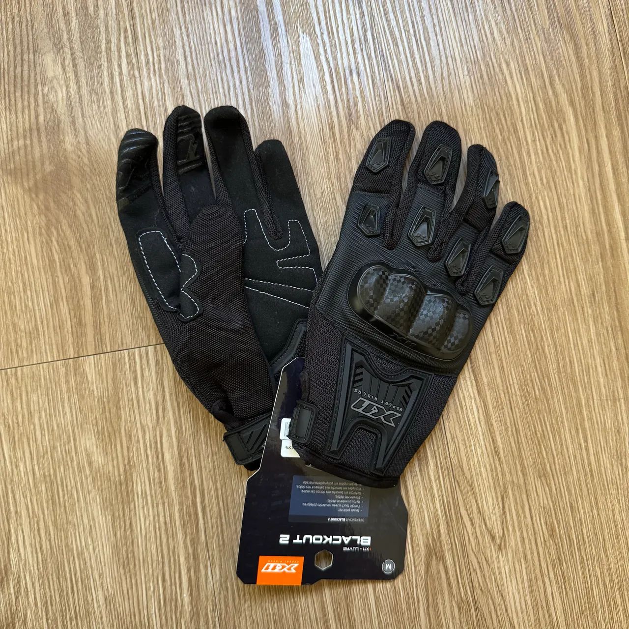 luva x11 blackout 2 moto masculina