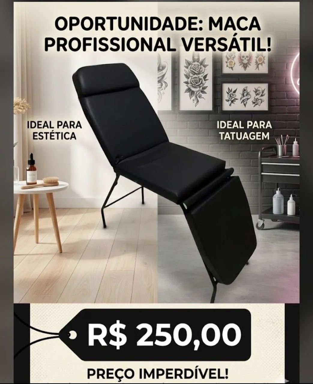 Maca para estética e tatuagem 
