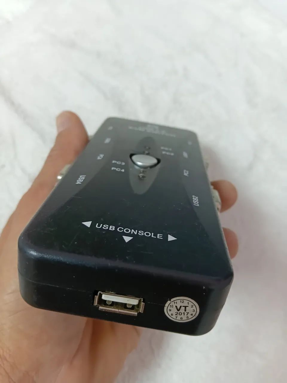 Kvm 41ua 4 port USB 2.0 kvm switch vga teclado mouse - Foto 4