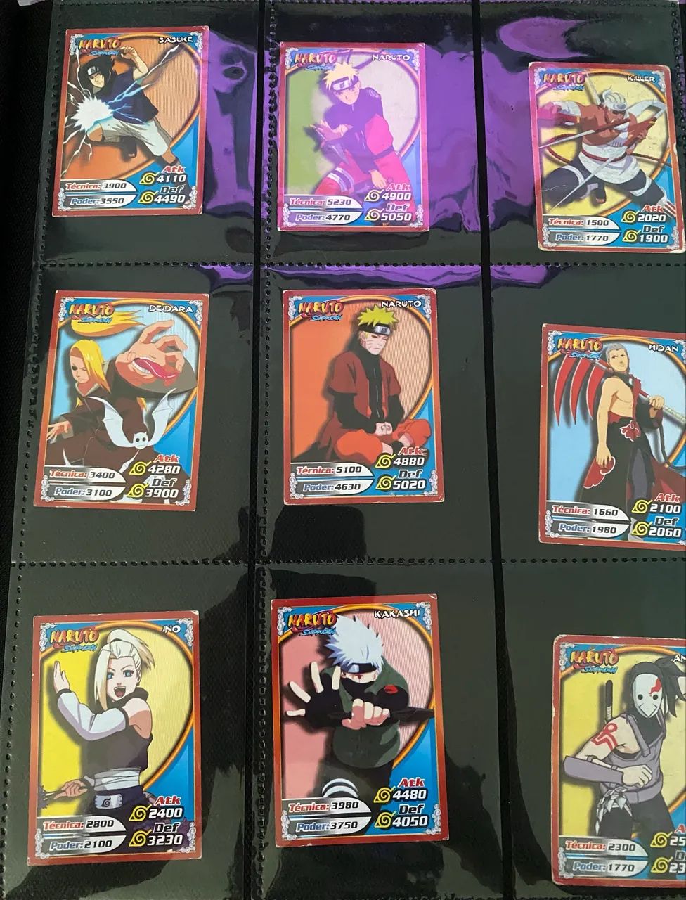 46 cards game NARUTO CLASSICO E SHIPPUDEN-
