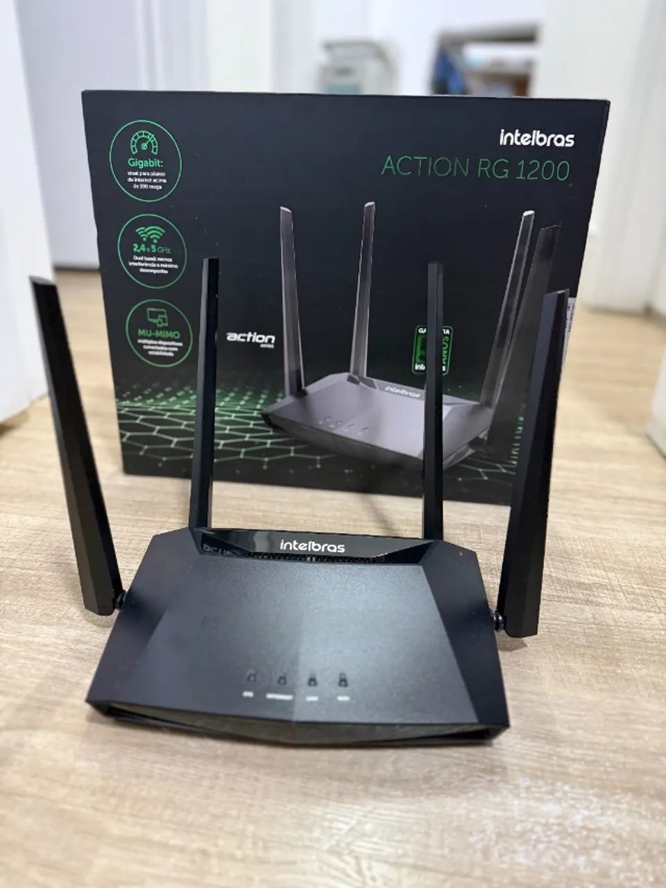 Roteador Wi-Fi Intelbras Action RG1200 - Foto 3