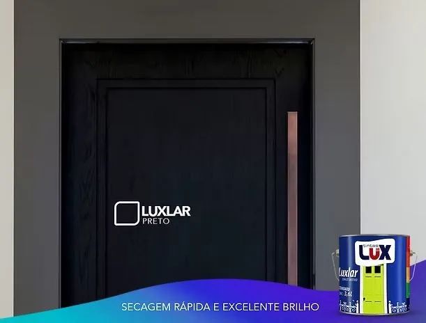 Tinta Esmalte Luxlar - Galão 3,0 Litros - Cores disponíveis Preto, Tabaco e Verde Folha  - Foto 2