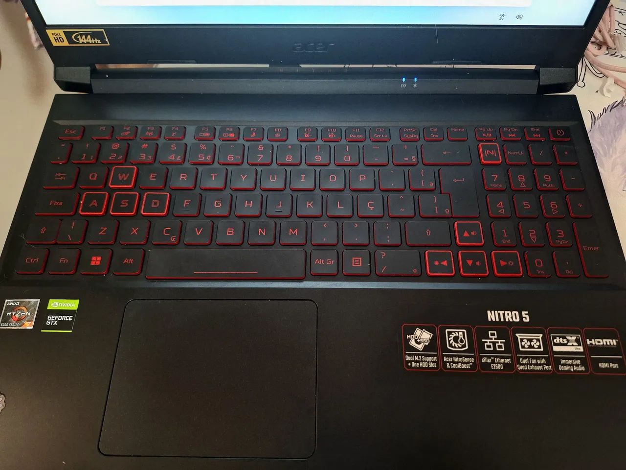 Notebook Gamer Acer Nitro 5 Ryzen 7 GTX 1650 - Foto 5