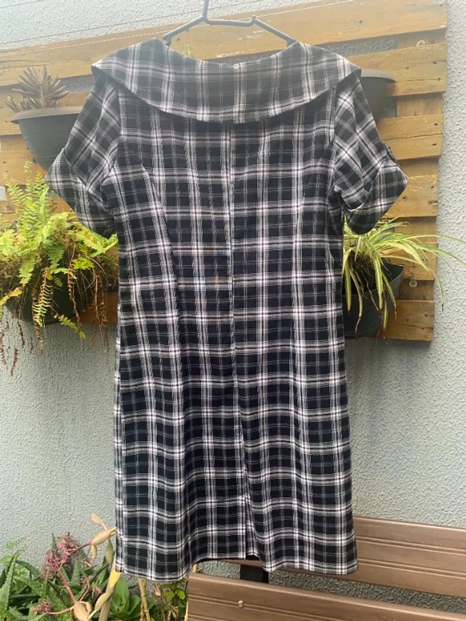 Vestido alfaiataria xadrez - Foto 2