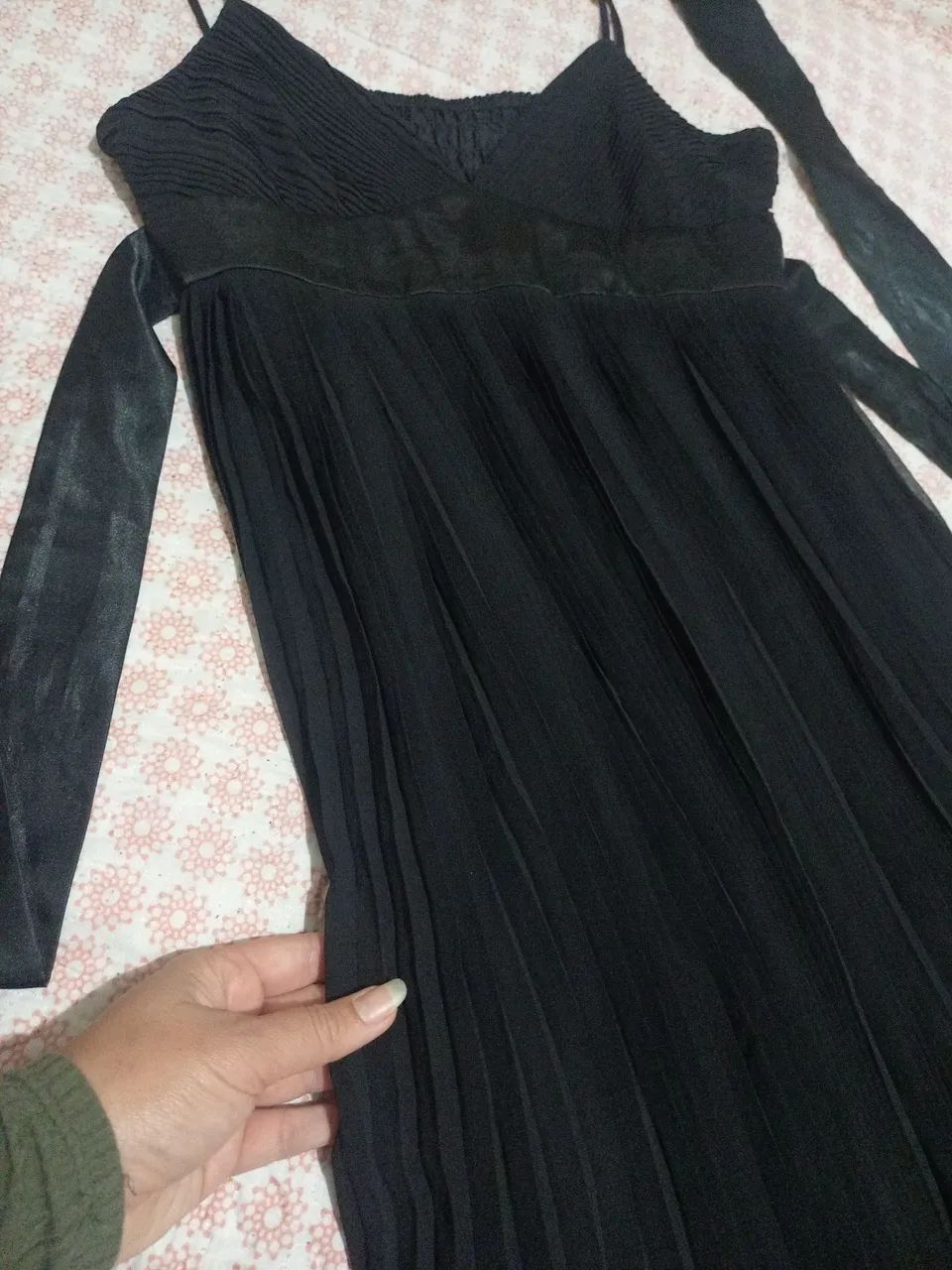 VESTIDO PRETO PLISSADO - Foto 3
