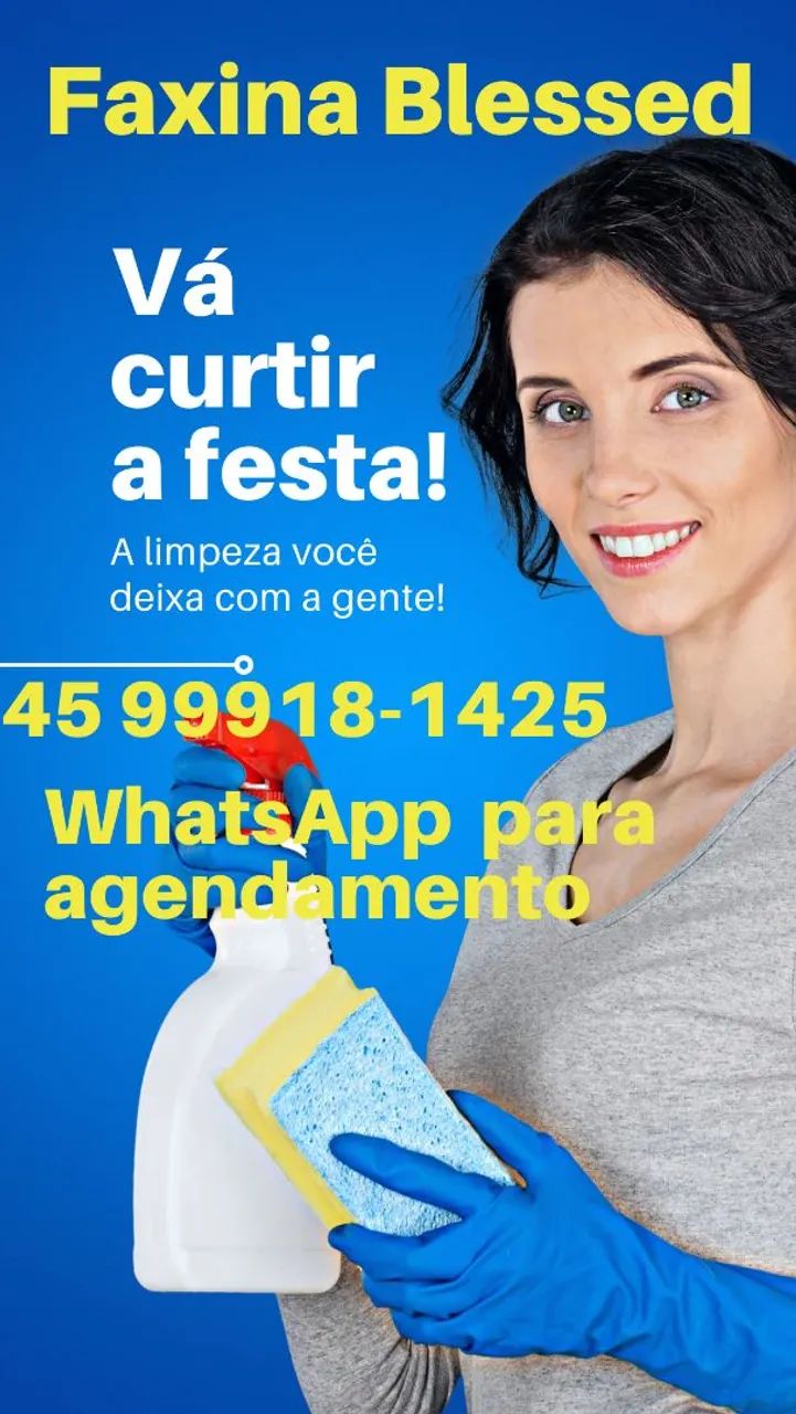 Faxina blessed,limpeza com responsabilidade 3 confiança  - Foto 3