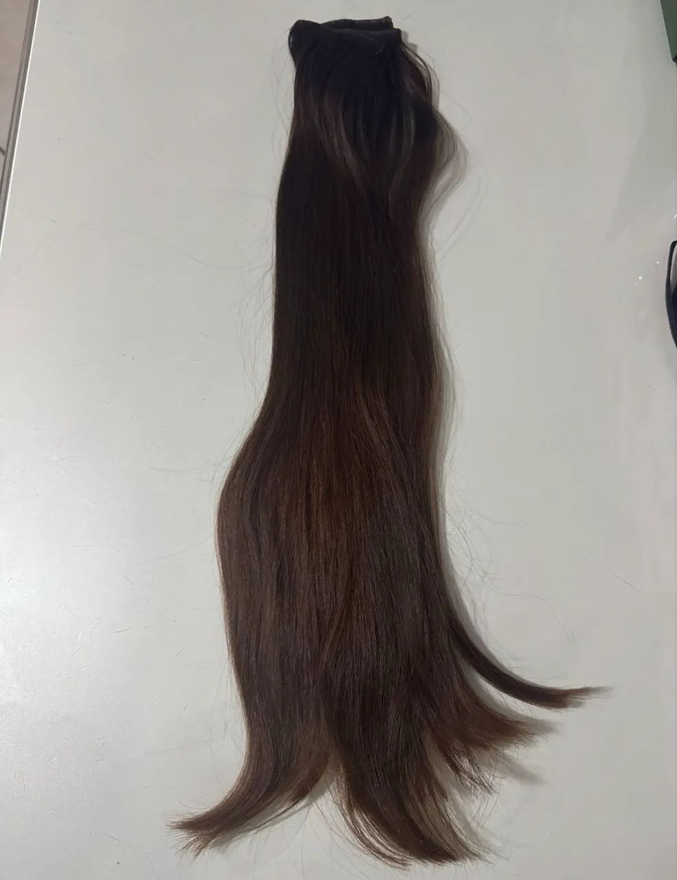 Cabelo brasileiro super fino e liso