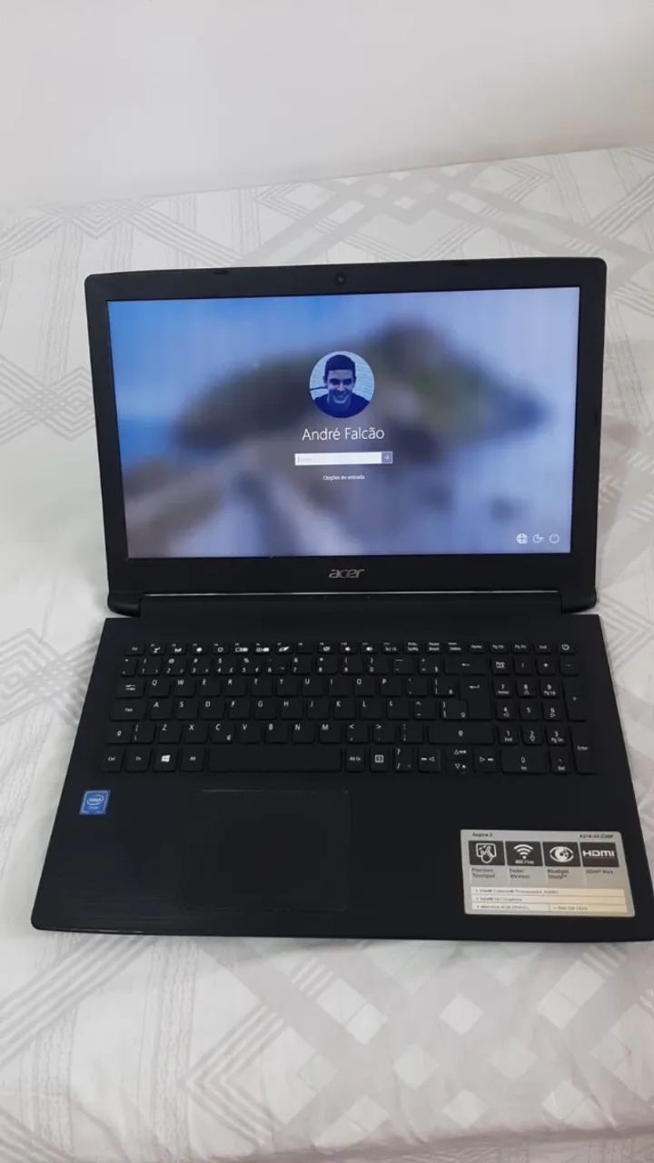 Notebook acer preto e headset gamer loopway - Foto 2