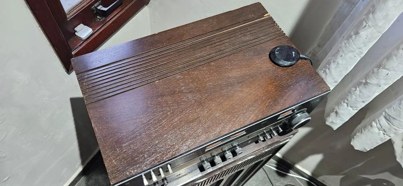 Som Vintage / Antigo Philips - Receiver 748 e Caixas 488 - Foto 4