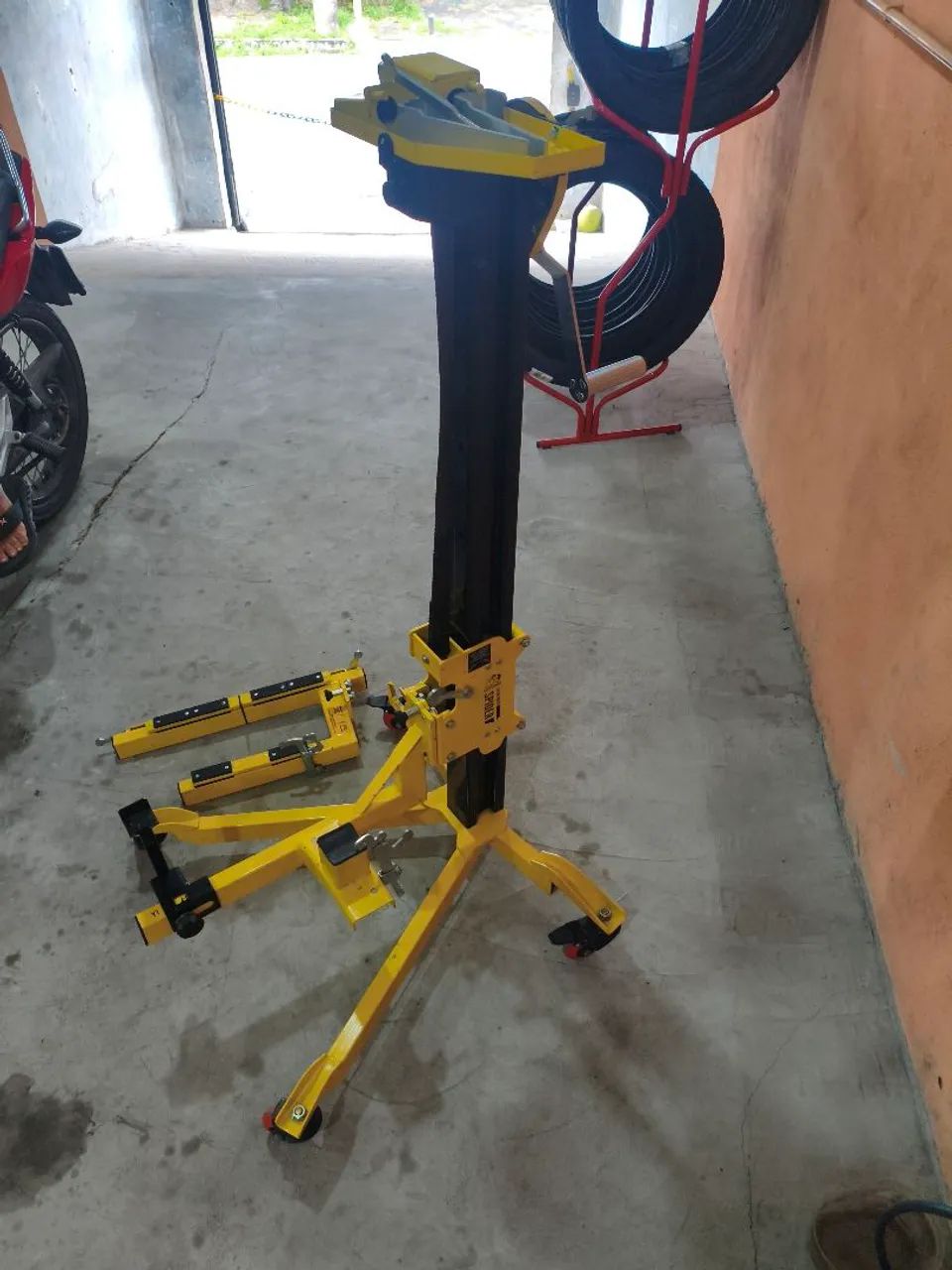 Elevador spider para motos oficina