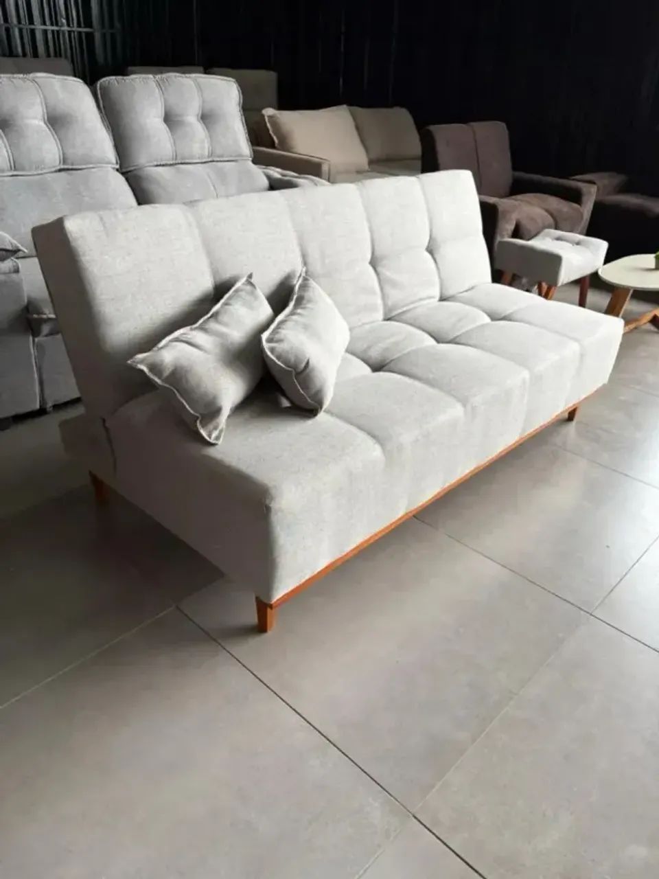 Sofá Cama Dallas 1,80 m Linho  Novo!!  Pronta Entrega!! - Foto 5