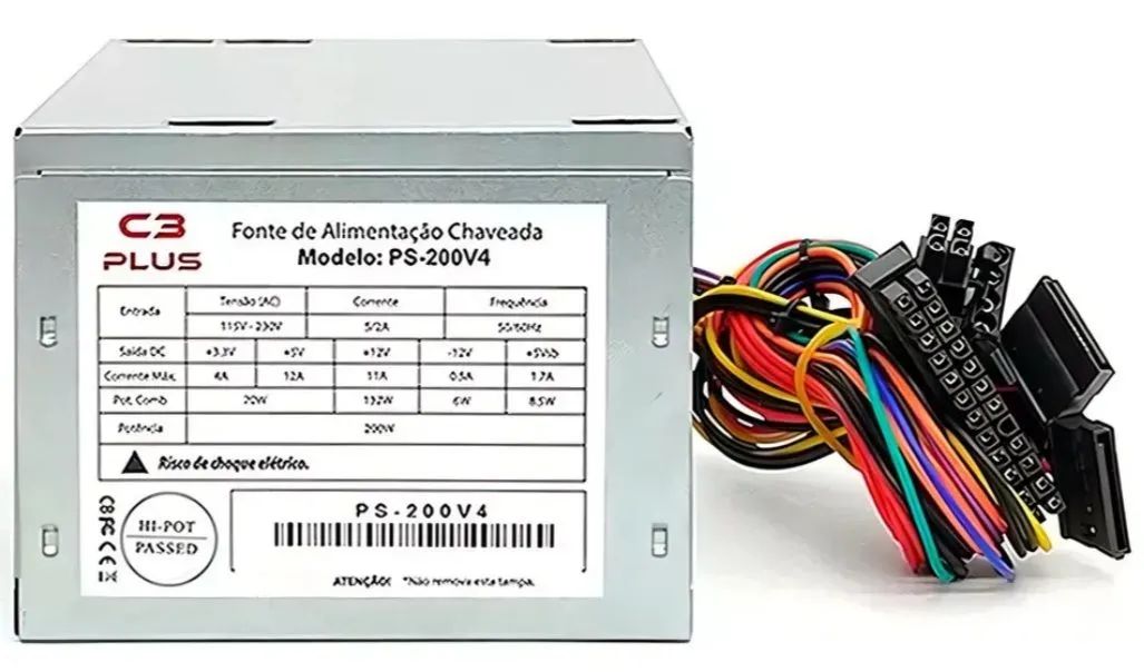 FONTE ATX 200W