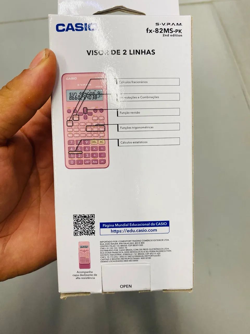 Calculadora Científica Casio Rosa Nunca usada - Foto 4