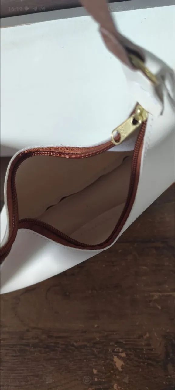 Bolsa de ombro branca - Foto 3