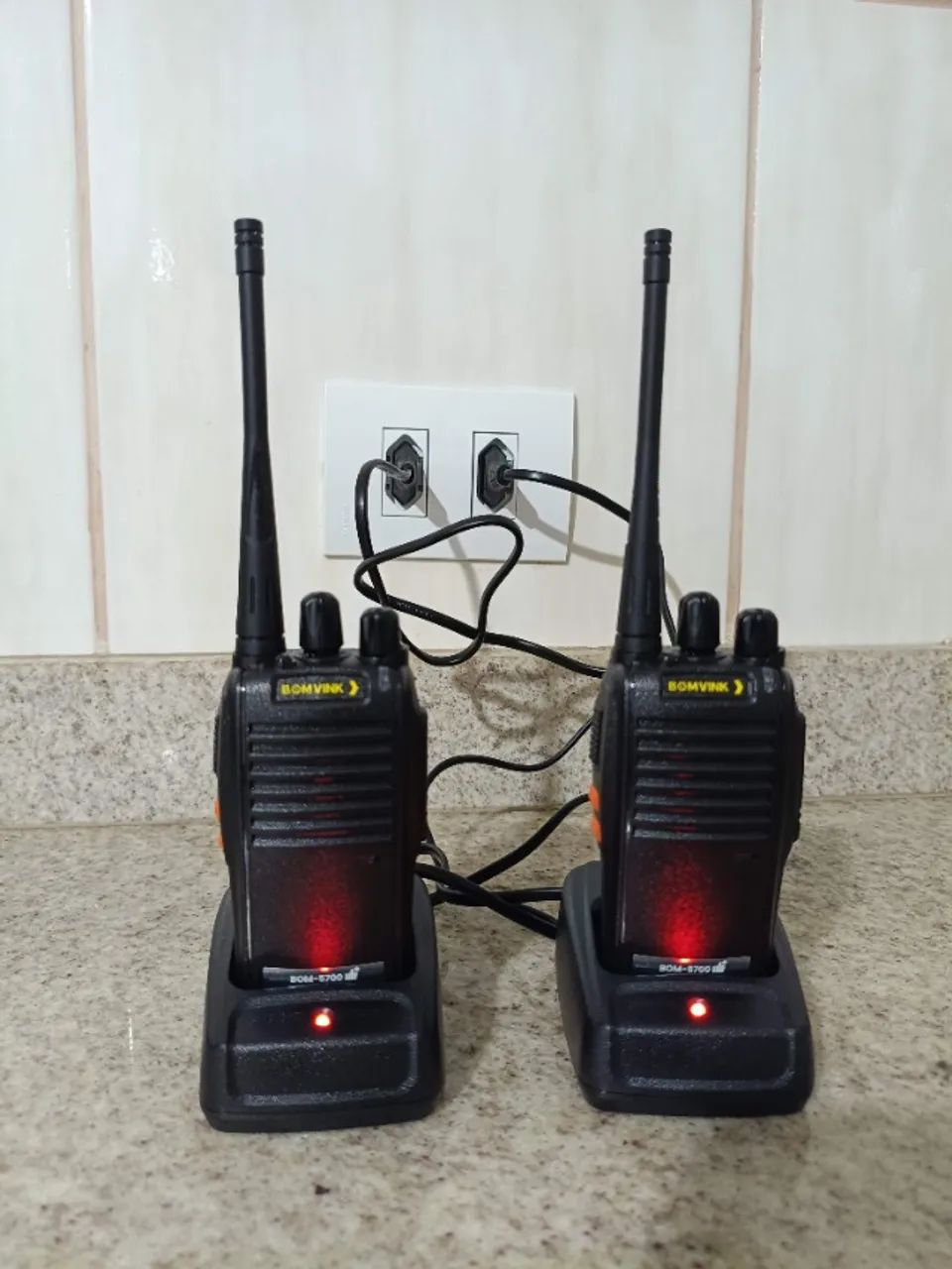 Walkie Talkie Rádio Comunicador 16 Canais Bomvink (Novo na Caixa!) - Foto 4