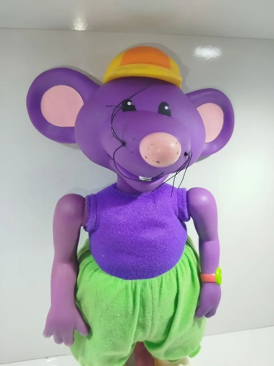 Boneco rato de boné maritel 1996 original. - Foto 2