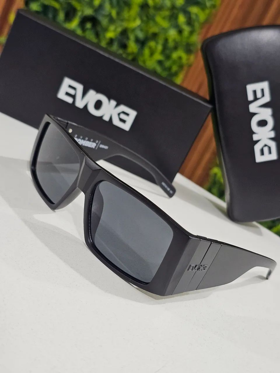 Óculos de sol Evoke Bomber all black 