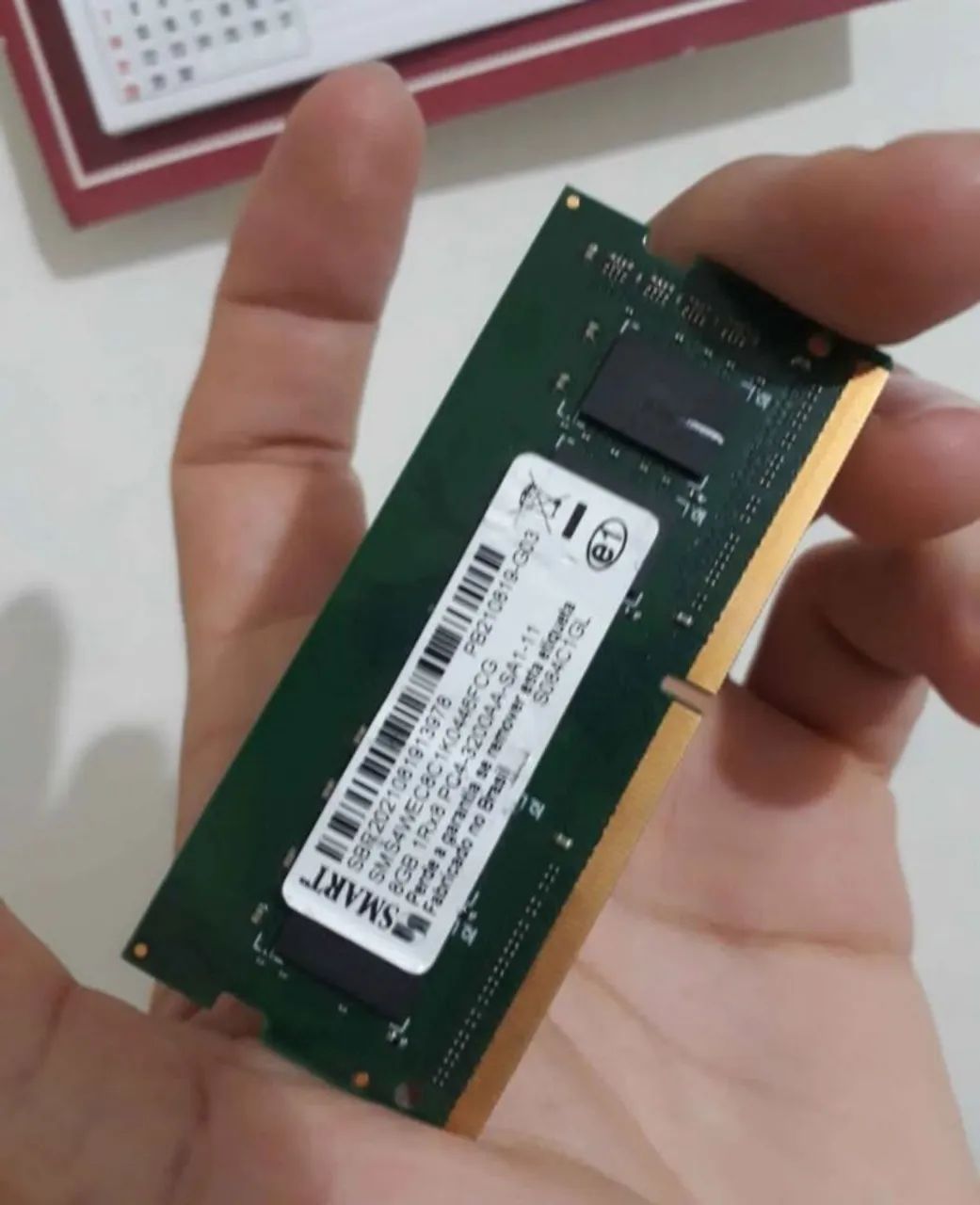 Memória Notebook 8GB DDR4 funcionando Perfeitamente!