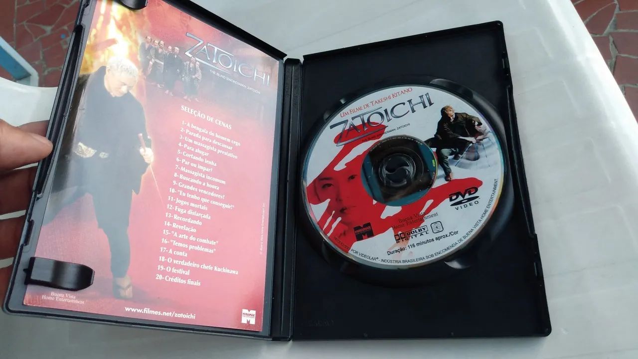 DVD original zatoichi ótimo estado.  - Foto 2