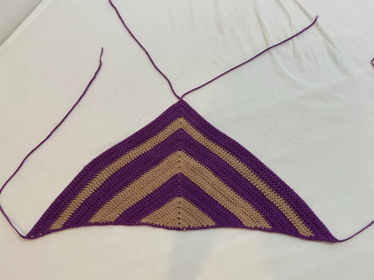 Blusa cropped crochet amarração pescoço  - Foto 3