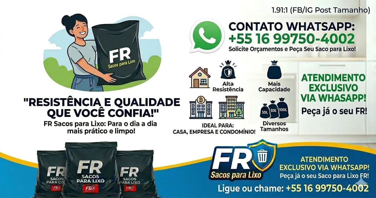 Sacos para lixo 