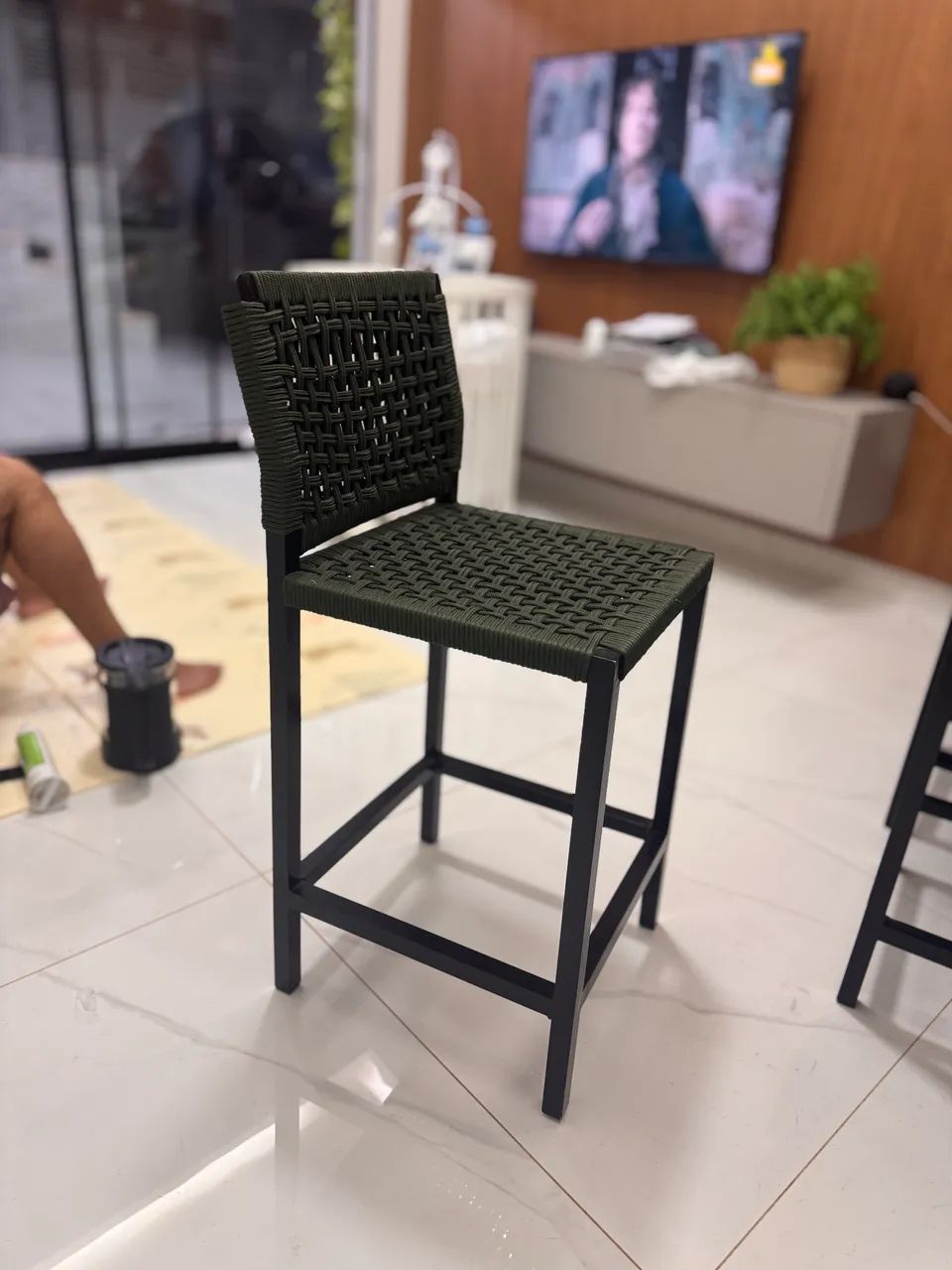 Cadeira em corda náutica  - Foto 4