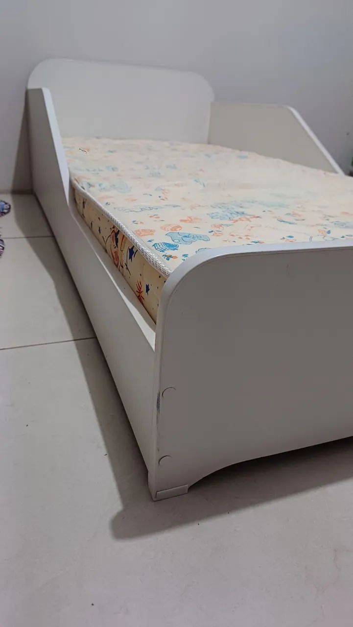 Cama Infantil + colchão  - Foto 2