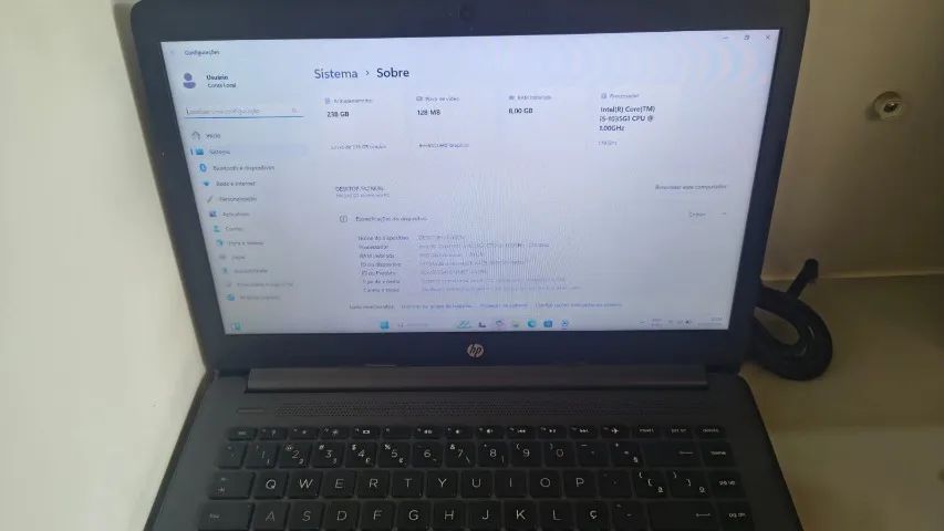 Notebook HP i5 10a gen, 8GB RAM, SSD 256GB - Foto 3