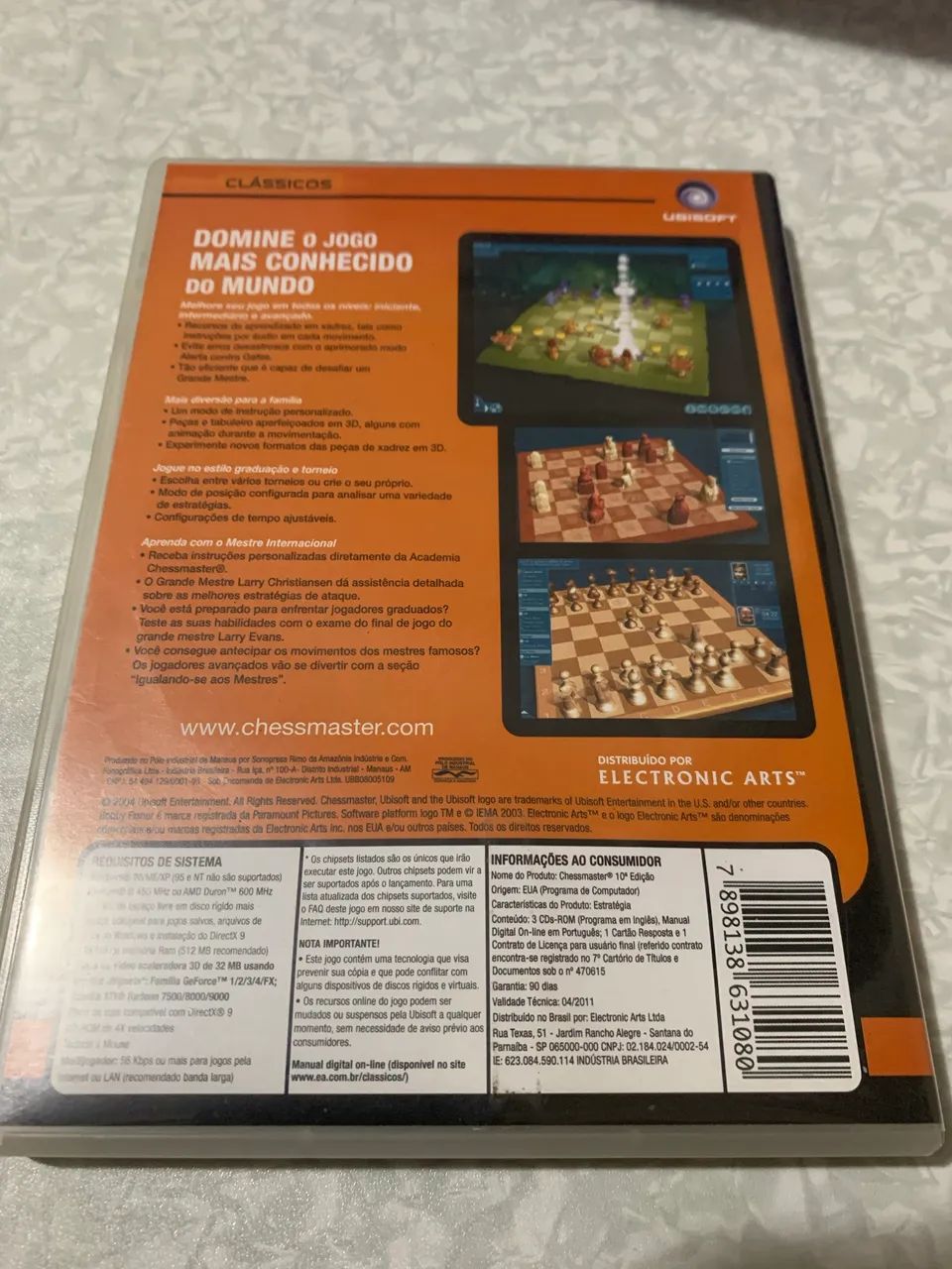 JOGO CHESSMASTER - 10. EDIÇÃO  - Foto 4