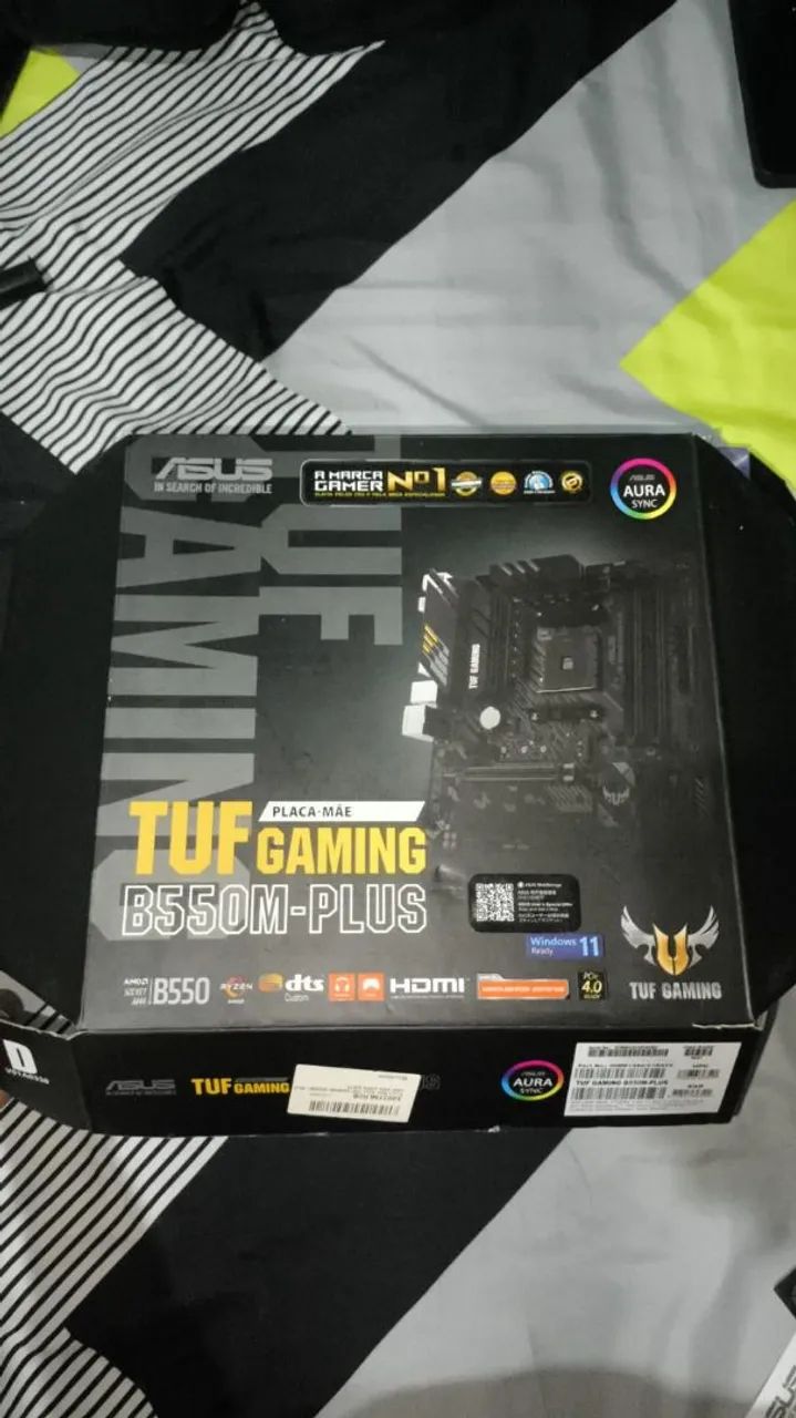 Placa mãe Asus B550M- Plus (nunca usada) $850,00  (tem conversa)