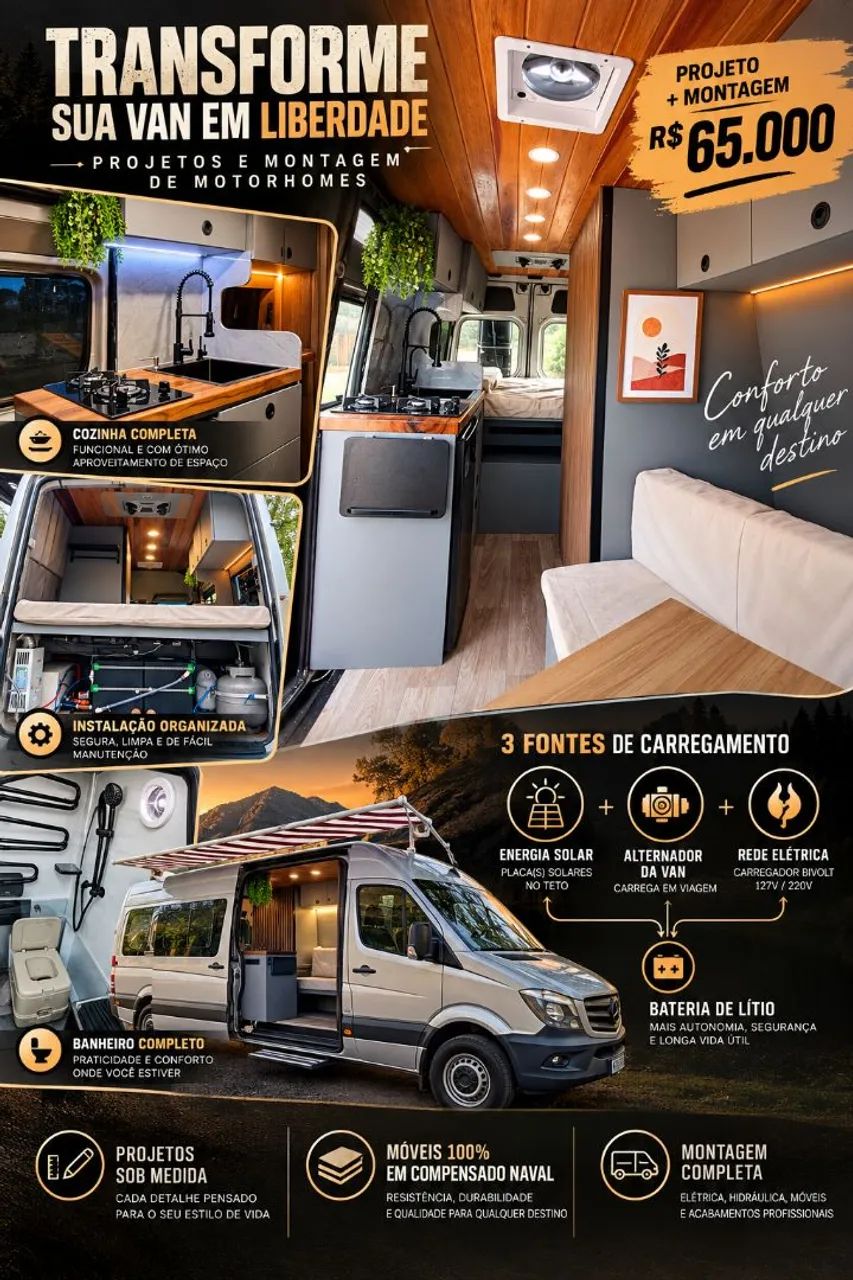 Montagem de motorhome